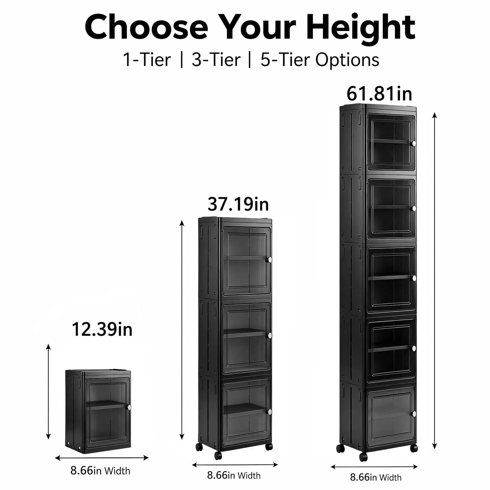 5-Tier Black Slim Narrow Rolli - Kitchen Gadgets Organizer review and price