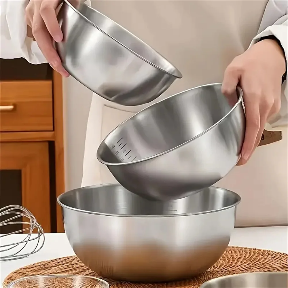 2026 Stainless Steel Mixing Bo - Kitchen Gadgets Organizer review and price
