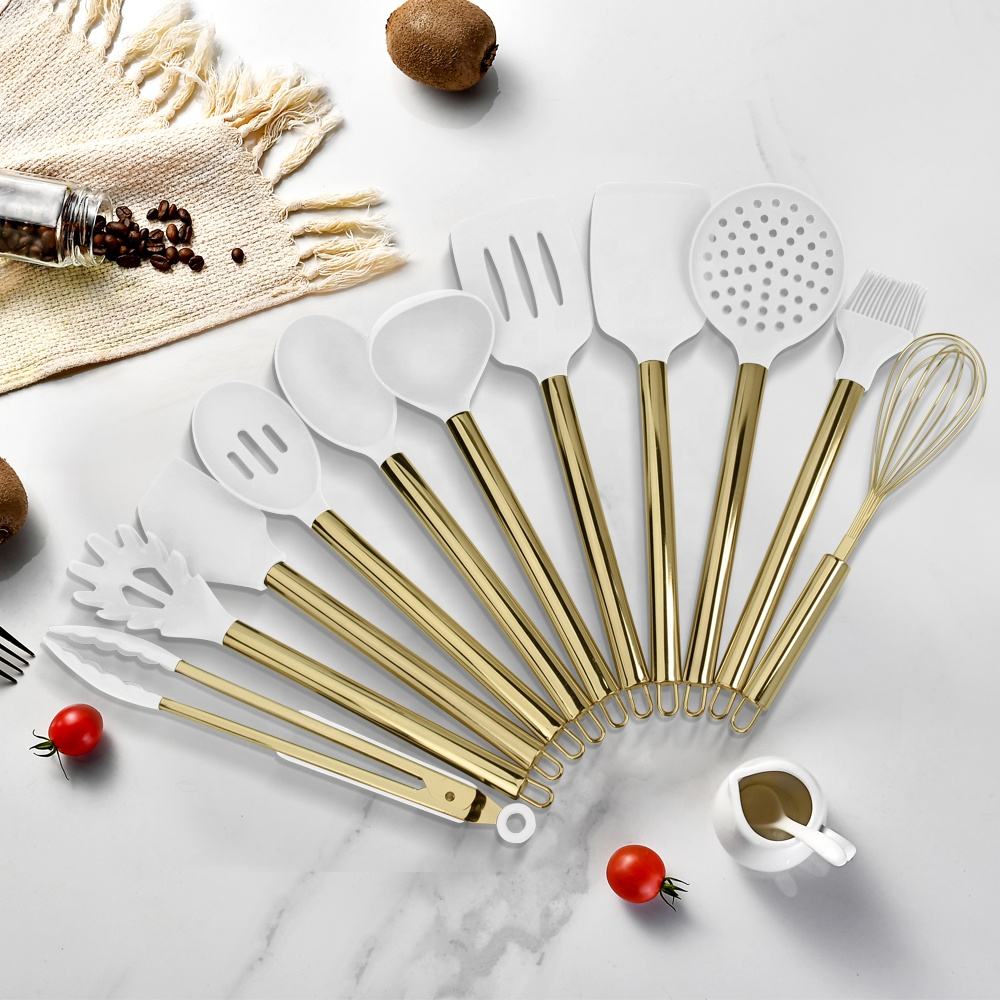 15-Piece Cooking Tool Set, Foo - Kitchen Gadgets Gold review and price